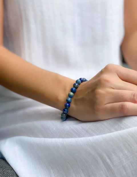 Lapis Lazuli Doğal Taş 8mm Bileklik