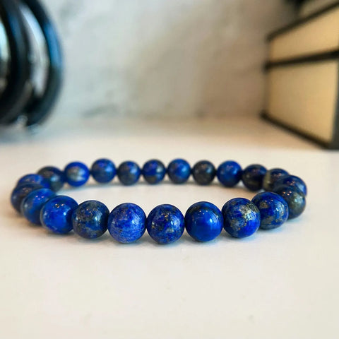 Lapis Lazuli Doğal Taş 8mm Bileklik